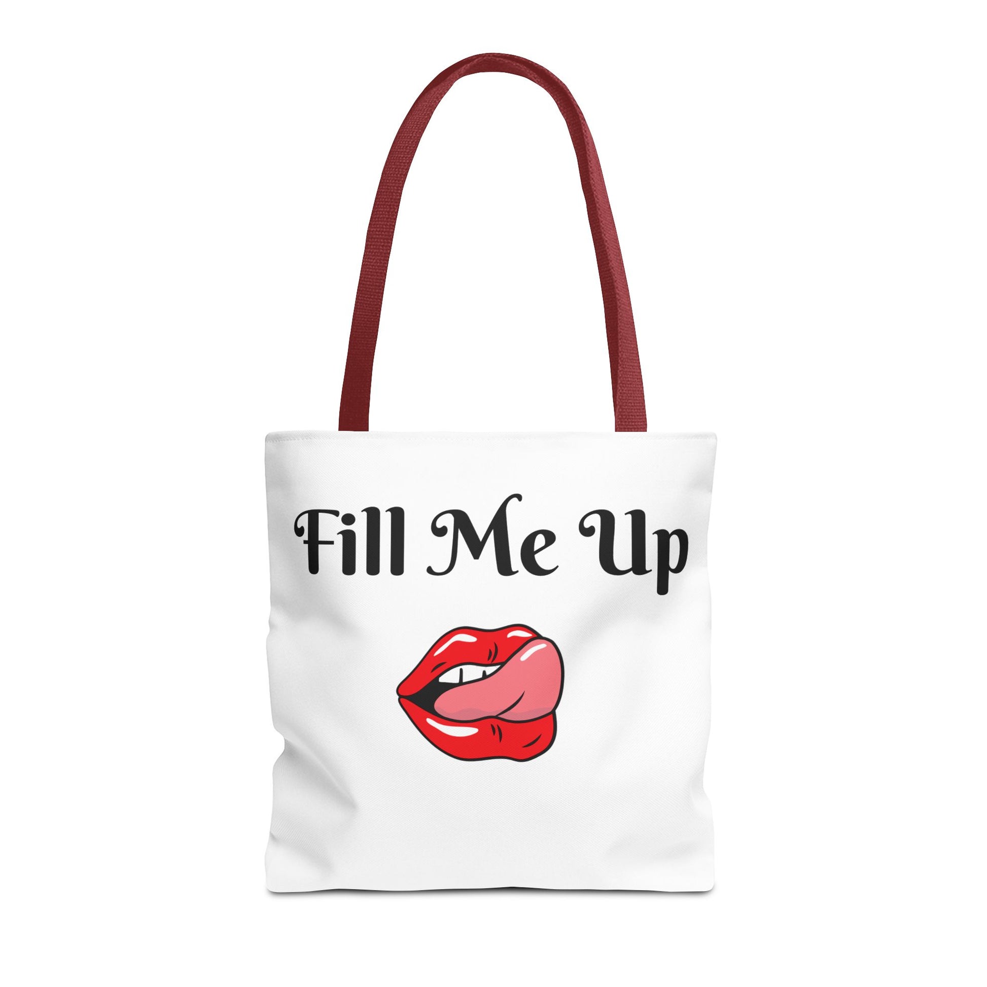 Whimsical Tote Bag Fill Me Up, Books Lover Gift, Cute Canvas Tote